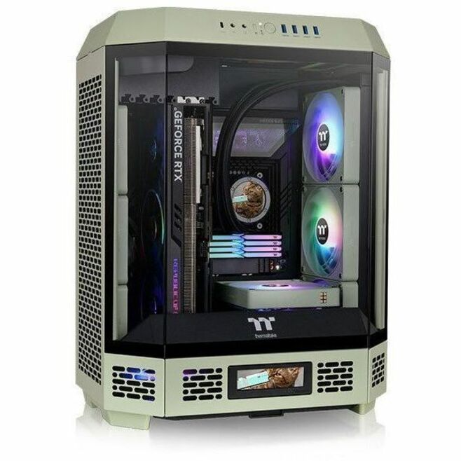 Thermaltake The Tower 600 Matcha Green Mid Tower Chassis CA-1Z1-00MEWN-00