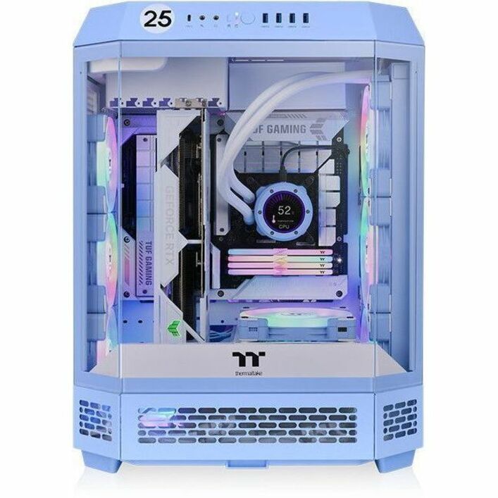 Thermaltake The Tower 600 Hydrangea Blue Mid Tower Chassis CA-1Z1-00MFWN-00