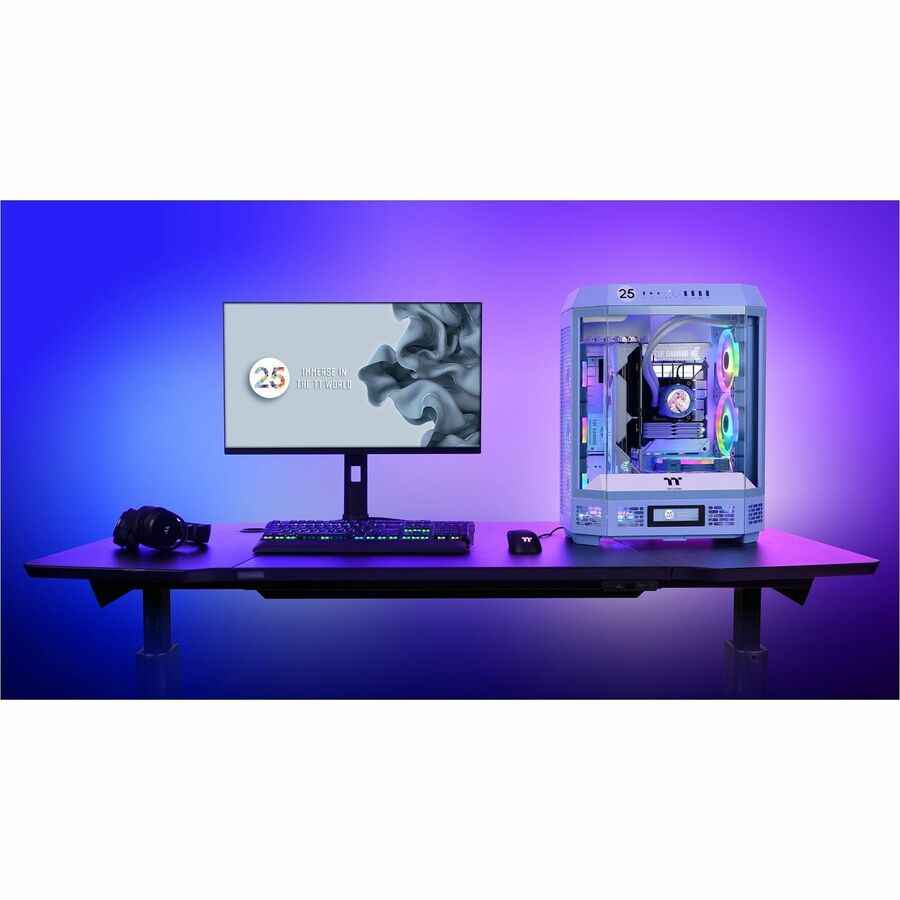 Thermaltake The Tower 600 Hydrangea Blue Mid Tower Chassis CA-1Z1-00MFWN-00