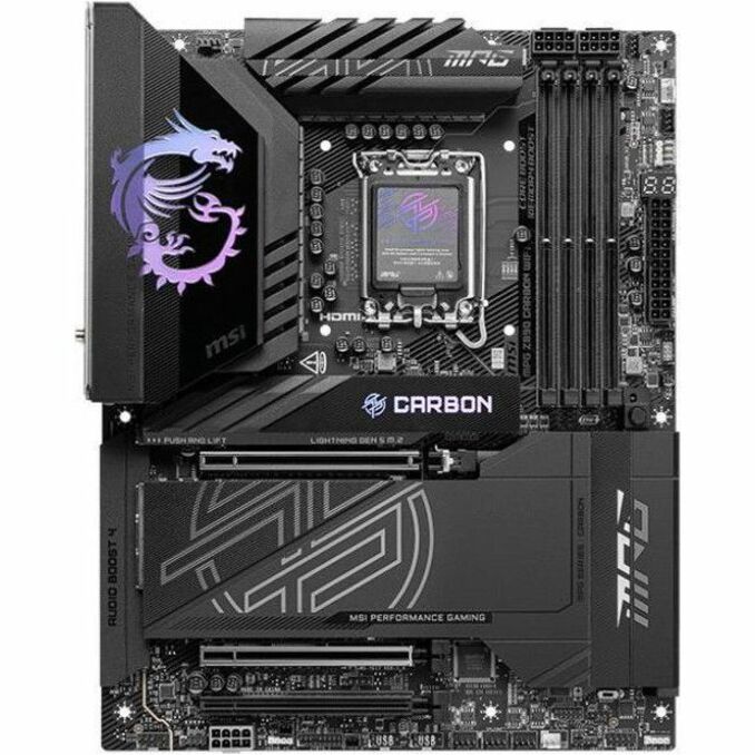 MSI MPG Z890 CARBON ATX GAMING MOTHERBOARD LGA 1851 for Intel Core Ultra CPU Z890CARBONWIFI