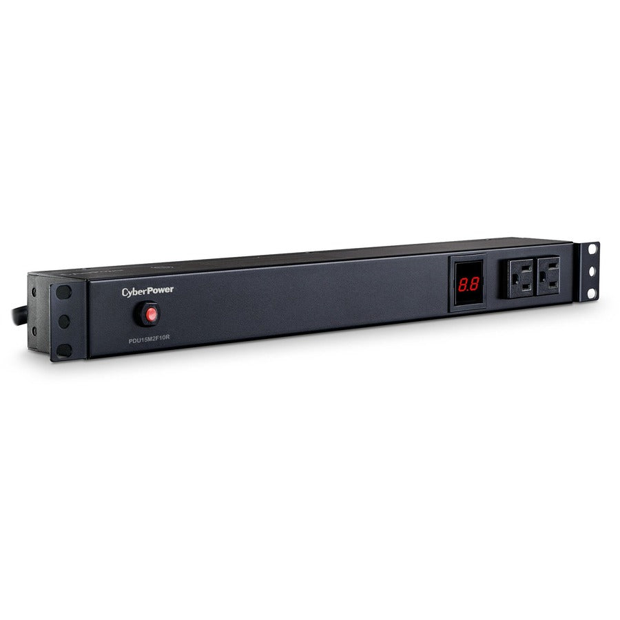 CyberPower PDU15M2F10R 100 - 125 VAC 15A Metered PDU PDU15M2F10R
