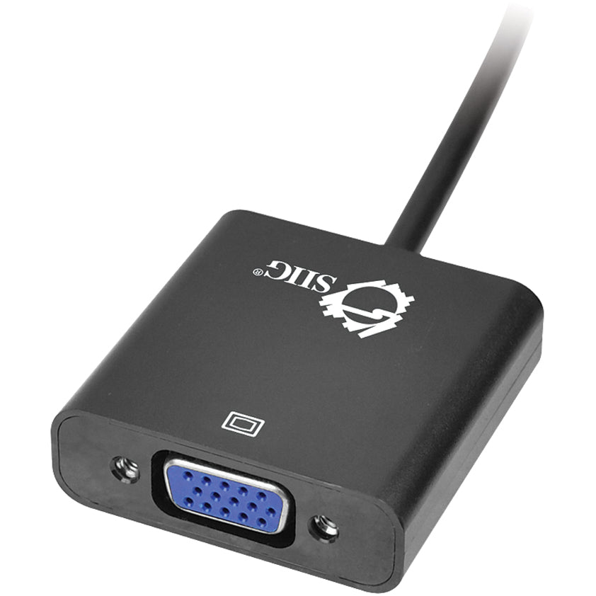SIIG DisplayPort to VGA active Adapter Converter, DP to VGA, 1080p CB-DP0N11-S1