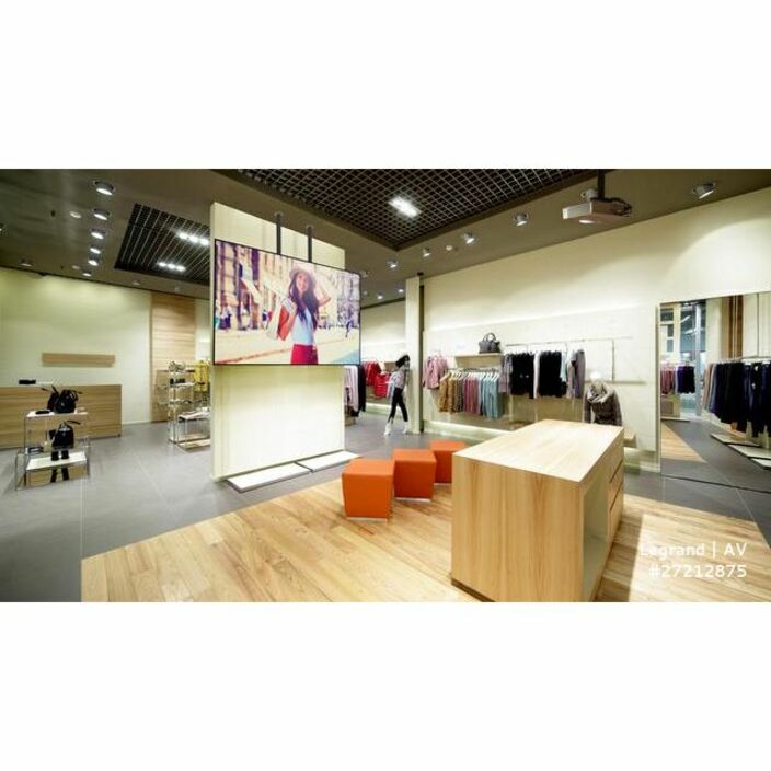 Chief Fusion X-Large Ceiling Display Mount - For Displays 55-100" - Black XCM1U