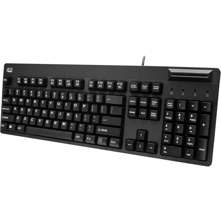 Adesso EasyTouch 630SB-TAA - Smart Card Reader Keyboard (TAA Compliant) AKB-630SB-TAA