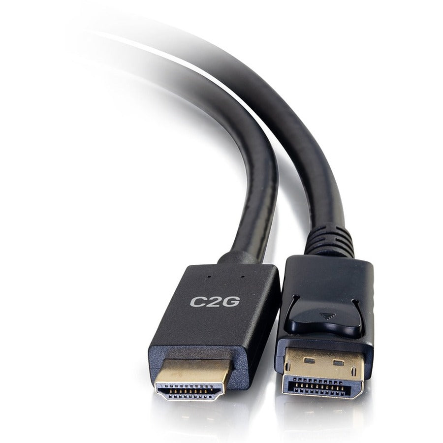 C2G 3ft DisplayPort to HDMI Cable - DP to HDMI Adapter Cable - DisplayPort 1.2a HDMI 1.4b - 4K 30Hz - M/M 54432