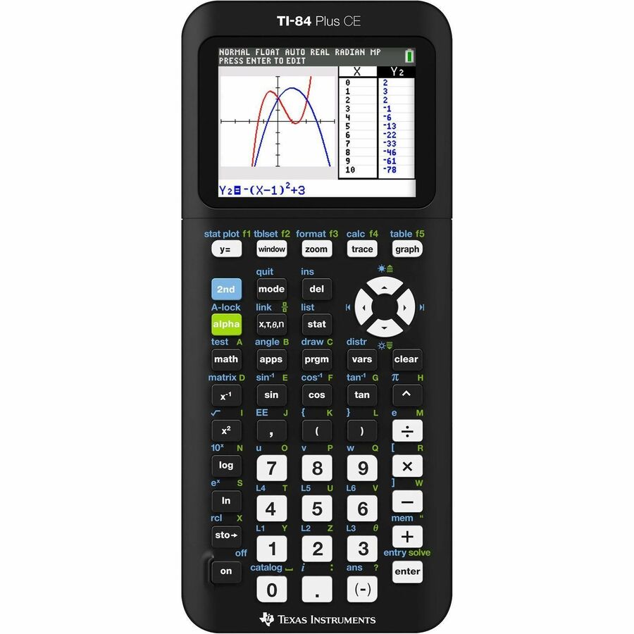 Texas Instruments TI-84 Plus CE Graphing Calculator 84CEPY/TBL/1L1
