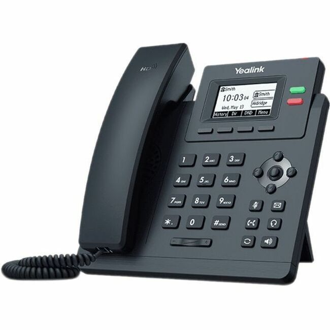 Yealink SIP-T31G IP Phone - Corded - Corded - Wall Mountable - Classic Gray 1301044