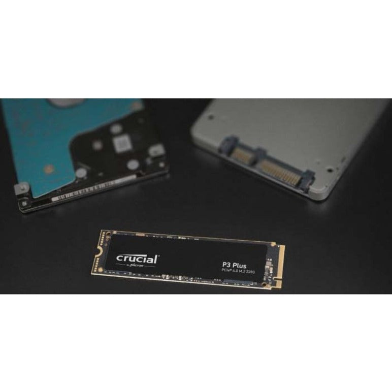 Crucial P3 Plus CT4000P3PSSD8 4 TB Solid State Drive - M.2 2280 Internal - PCI Express NVMe (PCI Express NVMe 4.0 x4) CT4000P3PSSD8