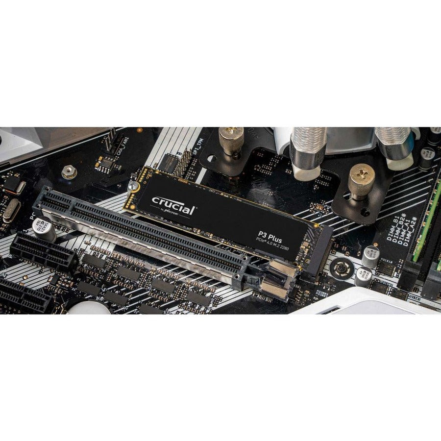 Crucial P3 Plus CT4000P3PSSD8 4 TB Solid State Drive - M.2 2280 Internal - PCI Express NVMe (PCI Express NVMe 4.0 x4) CT4000P3PSSD8