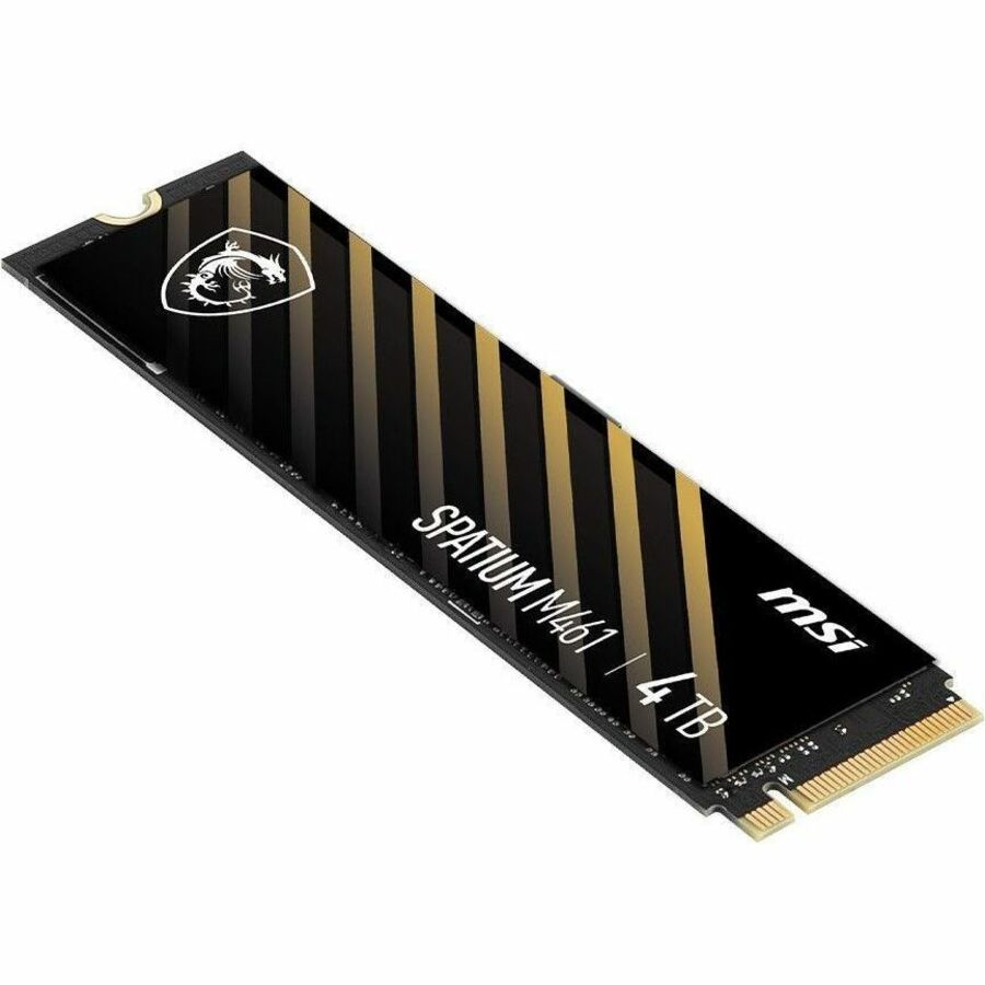 MSI SPATIUM M461 SM461N4TB 4 TB Solid State Drive - M.2 2280 Internal - PCI Express NVMe (PCI Express NVMe 4.0 x4) SM461N4TB