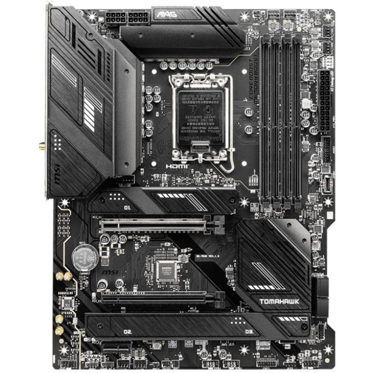 MSI MAG B760 TOMAHAWK WIFI DDR4 Gaming Desktop Motherboard - Intel B760 Chipset - Socket LGA-1700 - ATX B760TAMAWIFID4