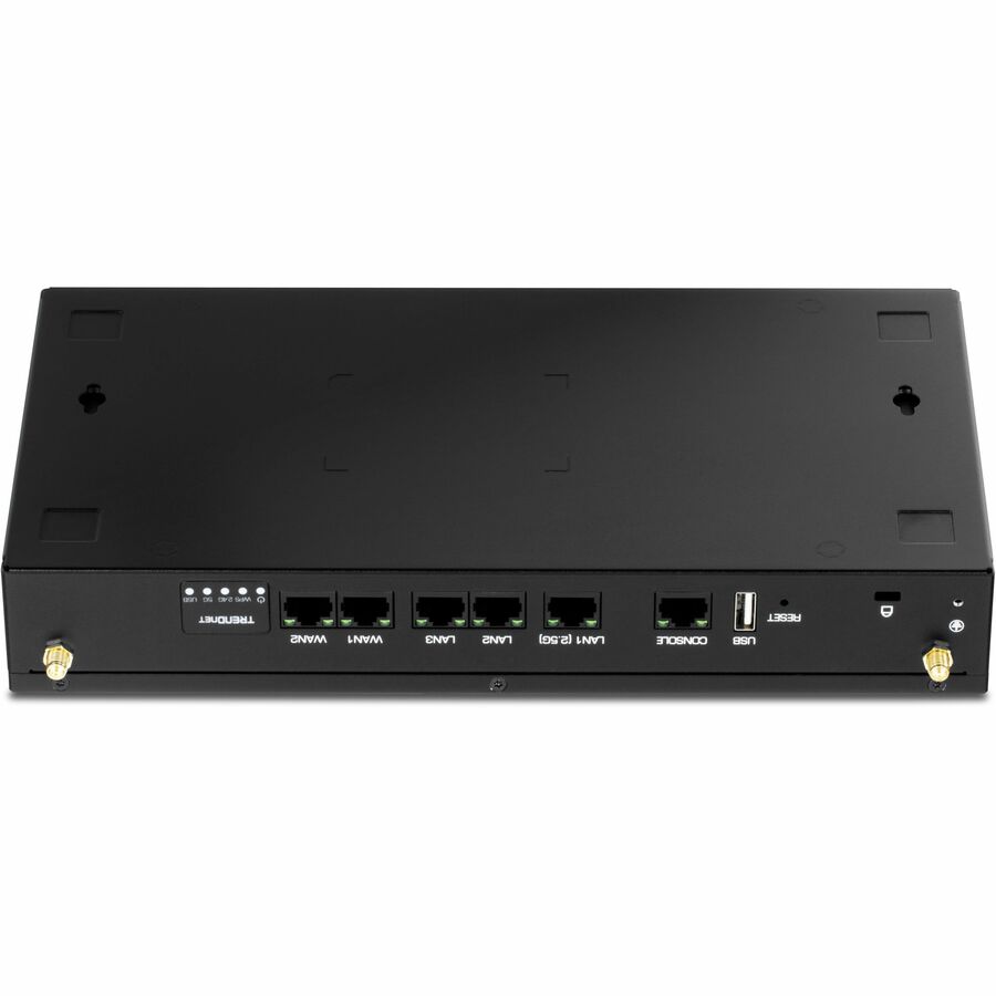 TRENDnet AX1800 Dual-Band WiFi 6 Gigabit Dual-WAN VPN Router, Small Business, Virtual Private Network, Inter-VLAN Routing, QoS, 2.5G Support, Pre-Encrypted Wireless, Black, TEW-929DRU TEW-929DRU