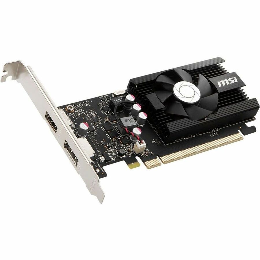 MSI NVIDIA GeForce GT 1030 Graphic Card - 4 GB DDR4 SDRAM - Low-profile G103044PC
