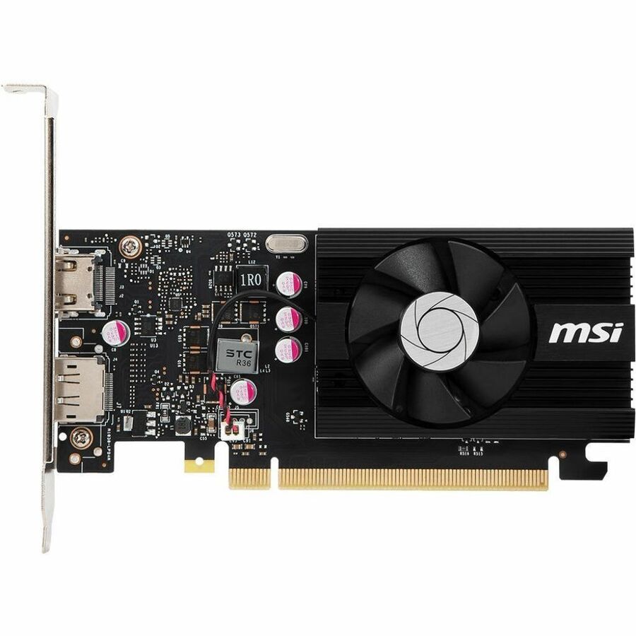 MSI NVIDIA GeForce GT 1030 Graphic Card - 4 GB DDR4 SDRAM - Low-profile G103044PC