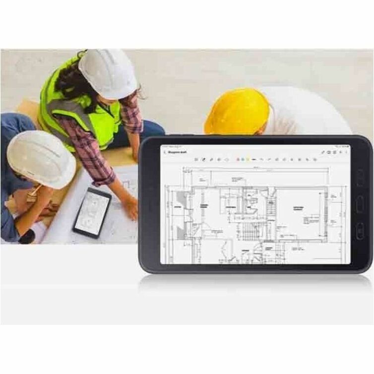 Samsung Galaxy Tab Active5 Rugged Tablet - 8" WUXGA - Samsung Exynos 1380 Octa-core - 6 GB - 128 GB Storage - Android 14 - Green SM-X300NZGAN20