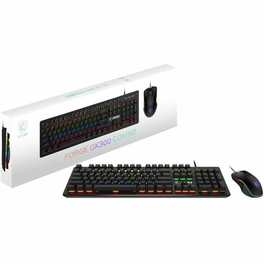 MSI FORGE Gk300 Gaming Keyboard & Mouse FORGEGK300C