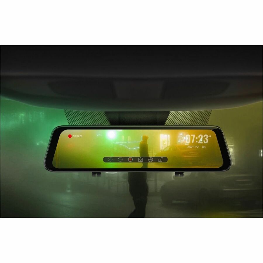 GekoGear Orbit D100 2 Channel 1080P Front / 1080P Rearview Mirror Dashcam ORBIT D100