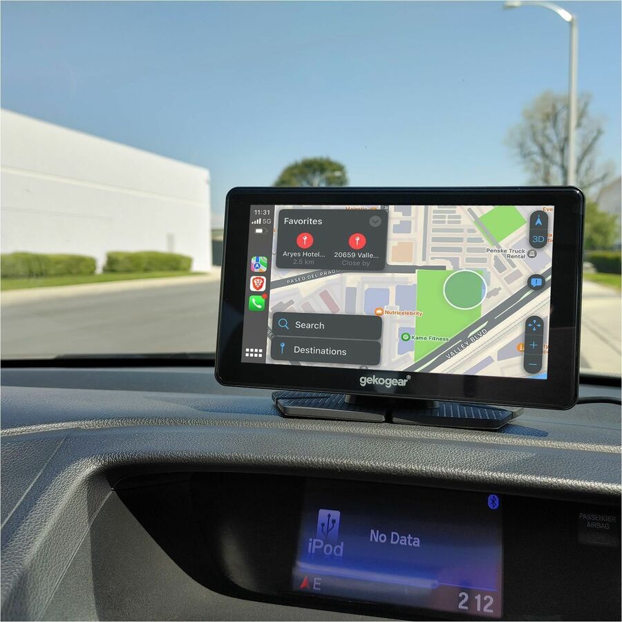 GekoGear Orbit C110 7" Infotainment Display with Dash Cam and Backup Cam ORBIT C110