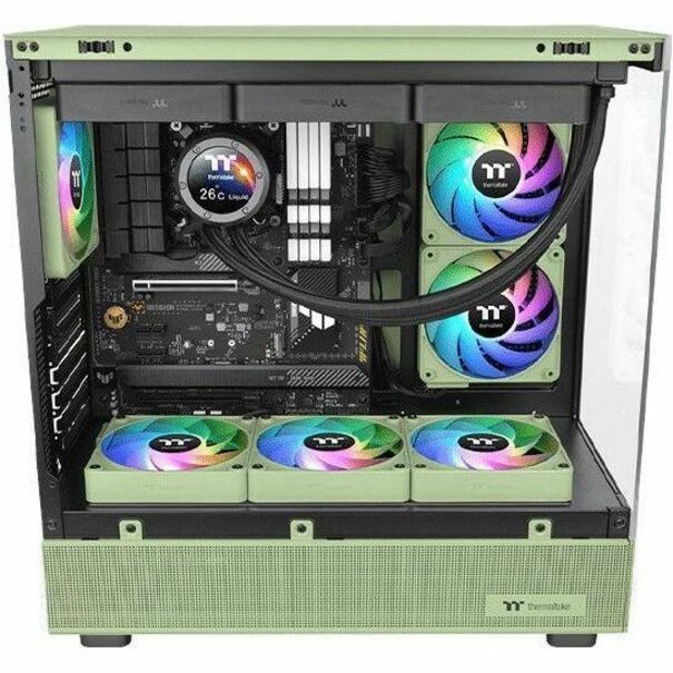 Thermaltake CT140 EX ARGB Sync PC Cooling Fan Matcha Green (3-Fan Pack) - 3 Pack CL-F197-PL14MG-A