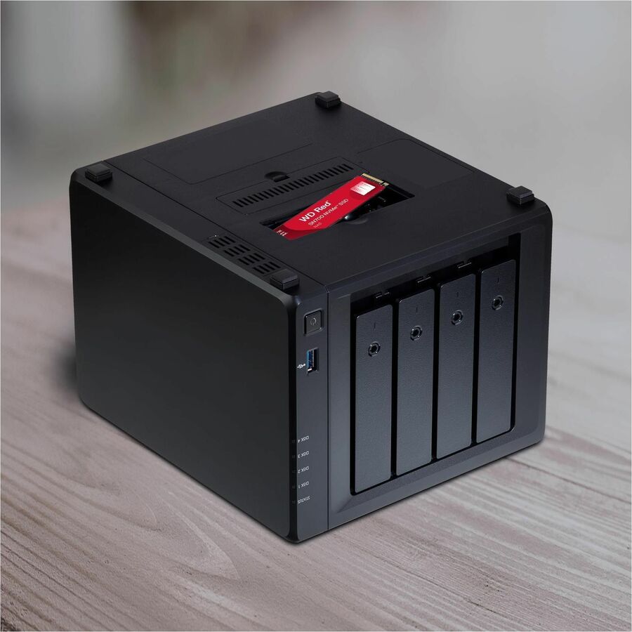 WD Red S700 WDS400T1R0C-68BDK0 4 TB Solid State Drive - M.2 2280 Internal - PCI Express NVMe (PCI Express NVMe 3.0 x4) WDS400T1R0C-68BDK0