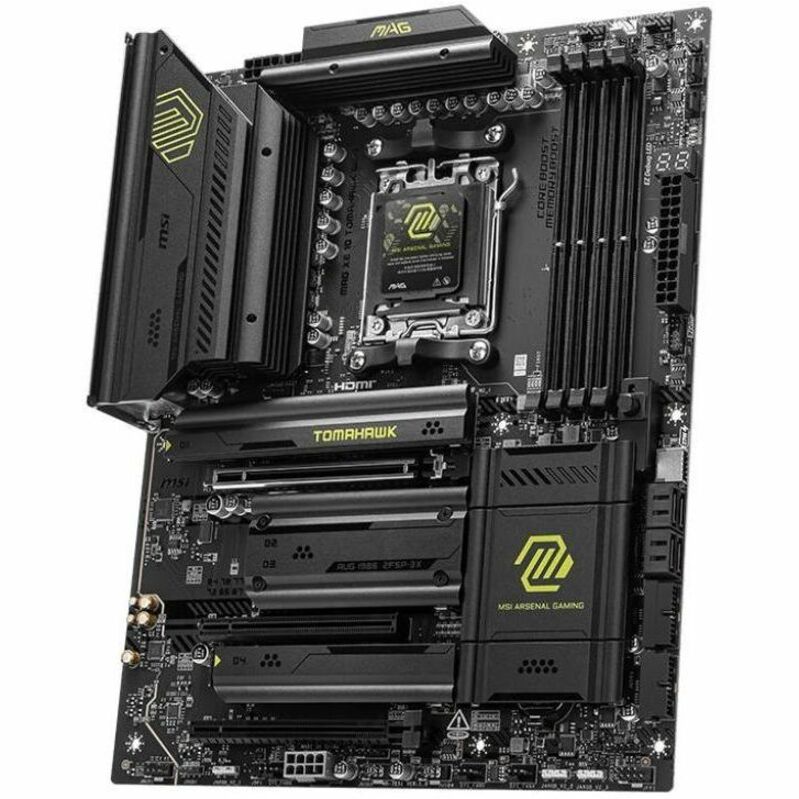 MSI MAG X870 TOMAHAWK WIFI Gaming Desktop Motherboard - AMD X870 Chipset - Socket AM5 - ATX X870TMAHAWKWIFI