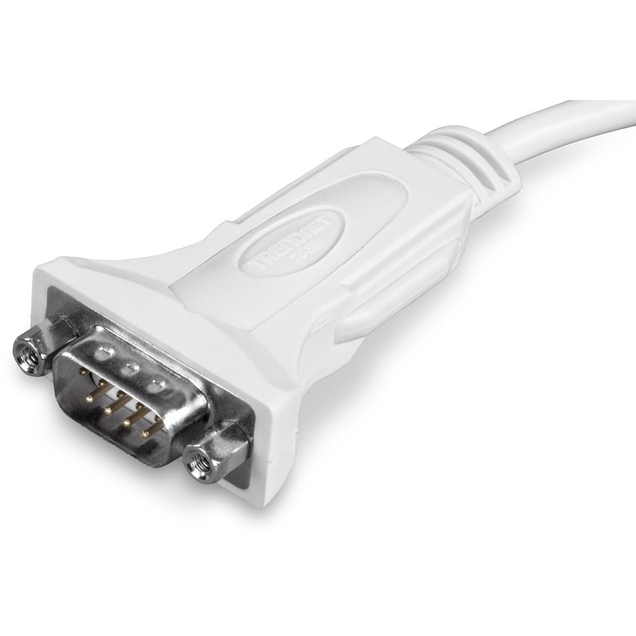 TRENDnet USB to Serial 9-Pin Converter Cable, Connect a RS-232 Serial Device to a USB 2.0 Port, Supports Windows & Mac, USB 1.1, USB 2.0, USB 3.0, 21 Inch Cable Length, Plug & Play, White, TU-S9 TU-S9