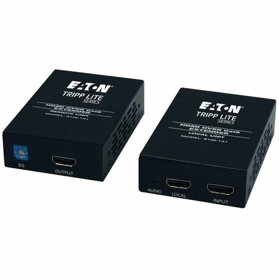 Eaton Tripp Lite Series HDMI over Cat5/6 Extender Kit, Box-Style Transmitter/Receiver for Video/Audio, Up to 150 ft. (45 m), TAA B126-1A1