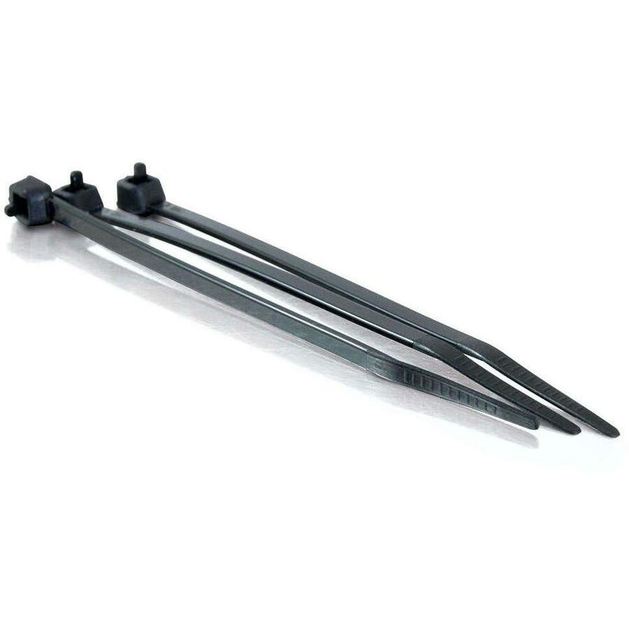C2G 11.5in Cable Ties - Black - 100pk 43039