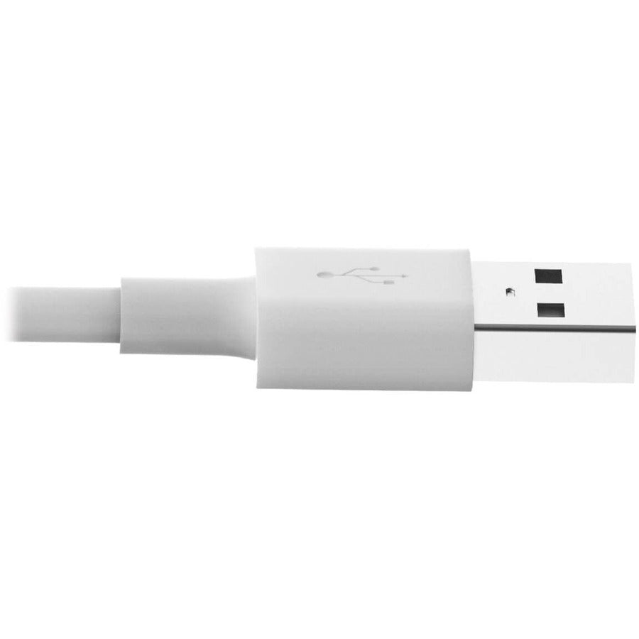 Eaton Tripp Lite Series USB-A to Lightning Sync/Charge Cable (M/M) - MFi Certified, White, 3 ft. (0.9 m) M100-003-WH