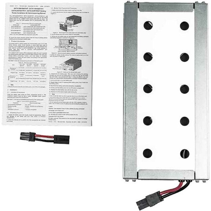 Vertiv Liebert Hot-Swap Internal 5 Ah, 240V Lead-Acid Battery for Liebert GXT4-6000RTL630, GXT4-5000RT230, and GXT4-6000RT230 UPS System. GXT4-240VBATKIT