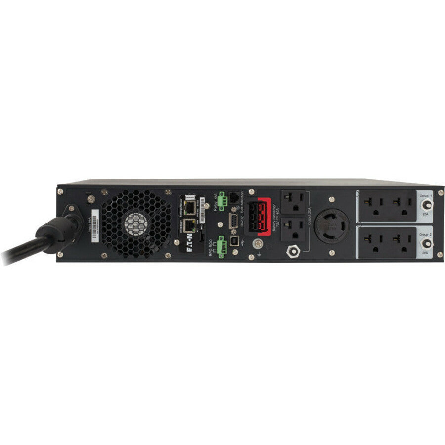 Eaton 9PX 3000VA 2700W 120V Online Double-Conversion UPS - L5-30P, 6x 5-20R, 1 L5-30R Outlets, Cybersecure Network Card Option, Extended Run, 2U Rack/Tower - Battery Backup 9PX3000RT