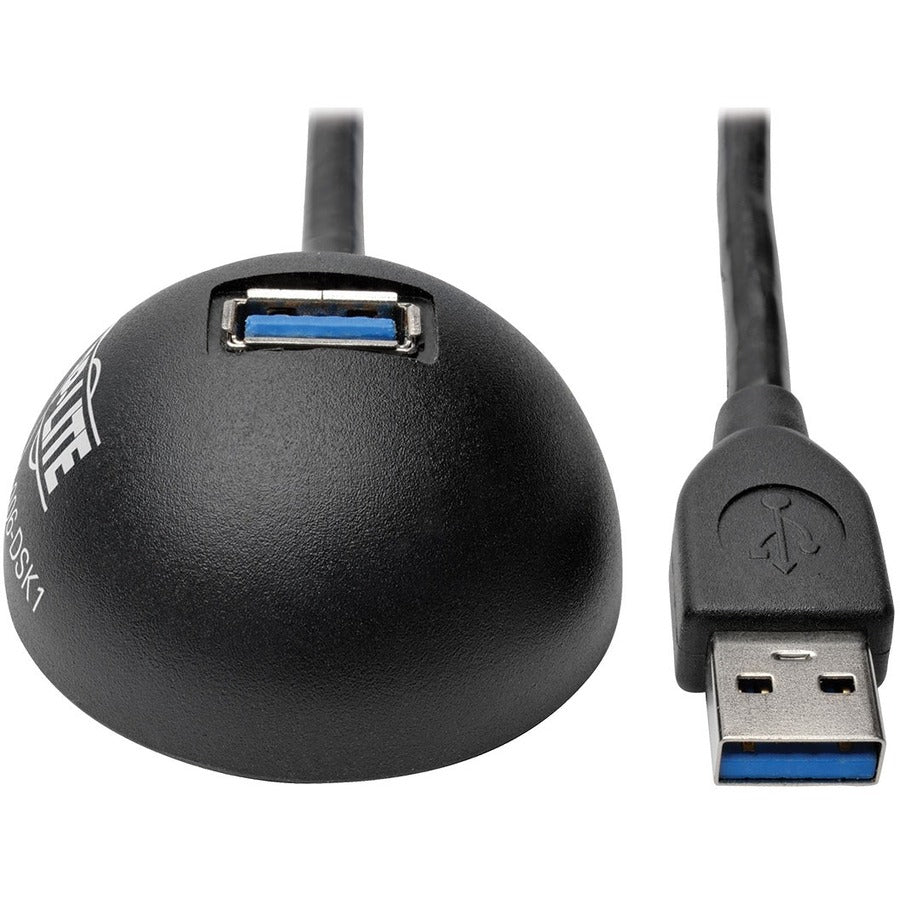 Tripp Lite by Eaton 1-Port USB 3.0 SuperSpeed Desktop Extension Cable (A M/F), 6 ft. (1.83 m) U324-006-DSK1