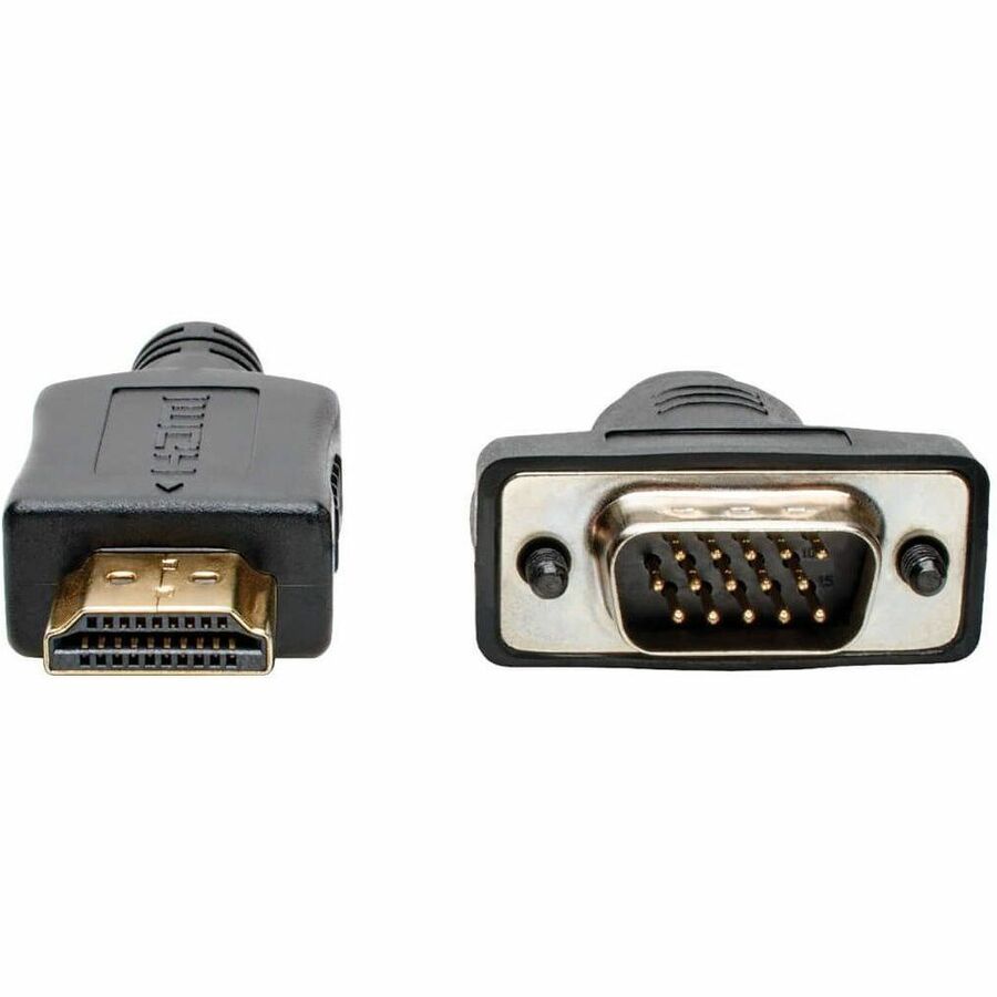 Eaton Tripp Lite Series HDMI to VGA Active Adapter Cable (HDMI to Low-Profile HD15 M/M), 15 ft. (4.6 m), TAA P566-015-VGA