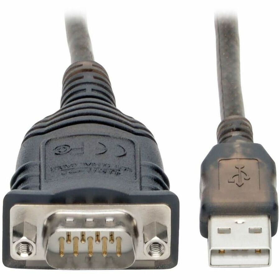 Eaton Tripp Lite Series USB to RS485/RS422 FTDI Serial Adapter Cable with COM Retention (USB-A to DB9 M/M), 30-in. (76.2 cm) U209-30N-IND