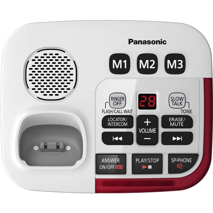Panasonic KX-TGM420W DECT 6.0 Plus 1.90 GHz Cordless Phone - White KX-TGM420W