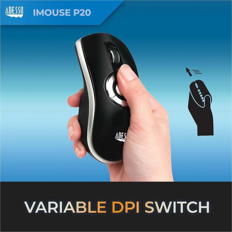 Adesso Wireless presenter mouse (Air Mouse Elite) IMOUSEP20