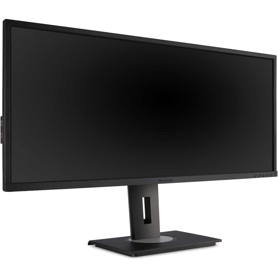 ViewSonic VG3456 34 Inch 21:9 1440p Monitor with Ergonomics Design, USB C, FreeSync, Docking Built-In, Gigabit Ethernet RJ45 for Home and Office VG3456