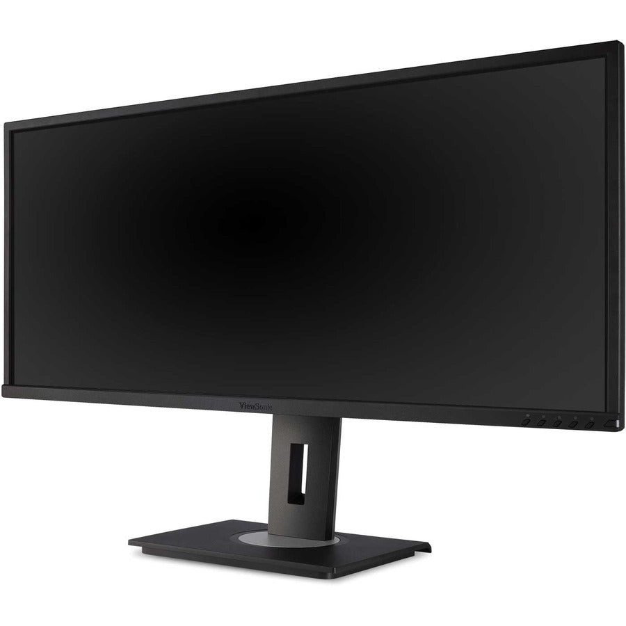 ViewSonic VG3456 34 Inch 21:9 1440p Monitor with Ergonomics Design, USB C, FreeSync, Docking Built-In, Gigabit Ethernet RJ45 for Home and Office VG3456