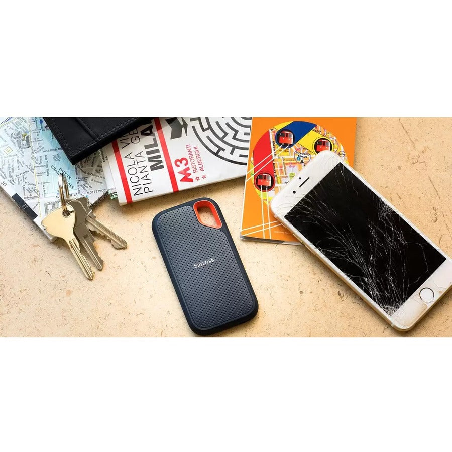 SanDisk Extreme V2 SDSSDE61-4T00-G25 4 TB Portable Solid State Drive - External SDSSDE61-4T00-G25