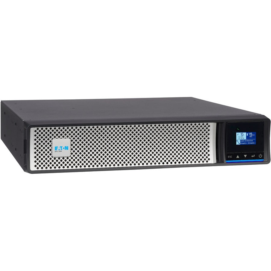 Eaton 5PX G2 1440VA 1440W 120V Line-Interactive UPS - 8 NEMA 5-15R Outlets, Cybersecure Network Card Option, Extended Run, 2U Rack/Tower - Battery Backup 5PX1500RTG2