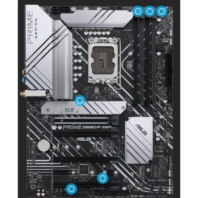 Asus Prime Z690-P WIFI Desktop Motherboard - Intel Z690 Chipset - Socket LGA-1700 - Intel Optane Memory Ready - ATX PRIME Z690-P WIFI