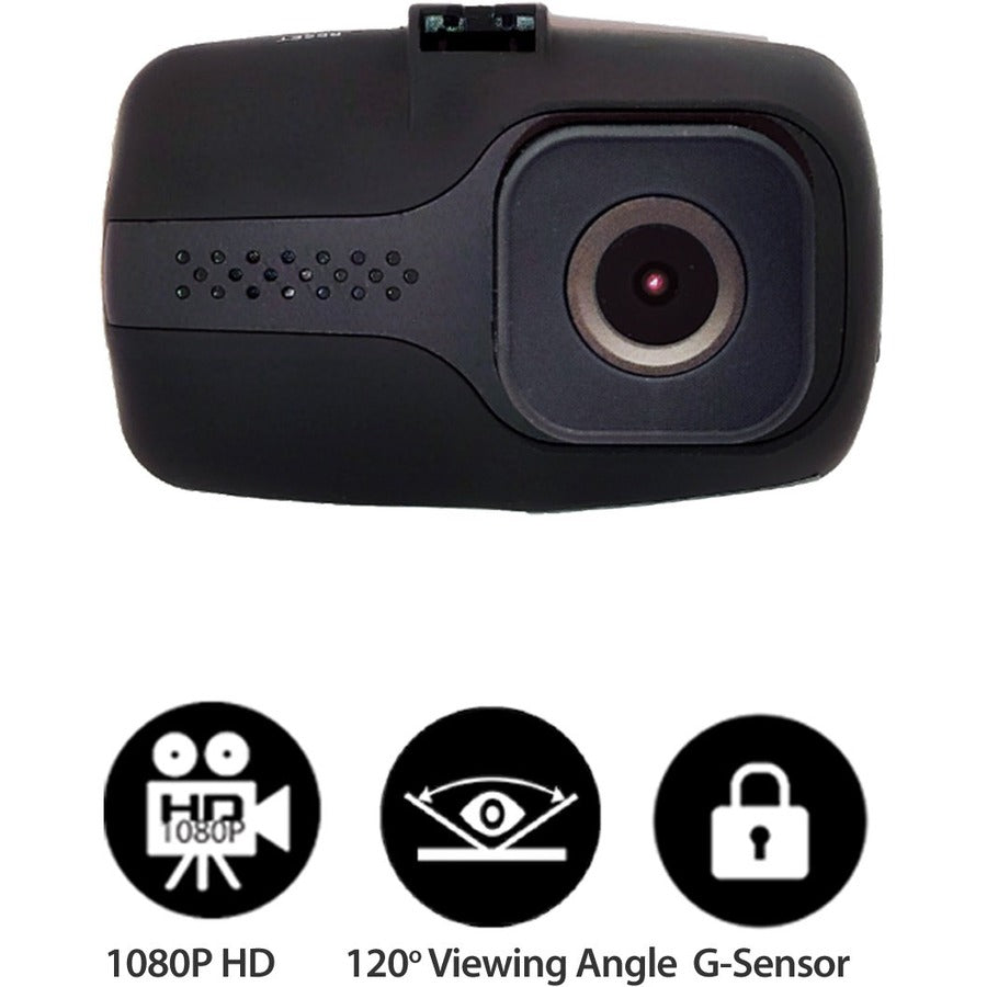 myGEKOgear by Adesso Orbit 110 Full HD 1080p Dash Cam, 120 Viewing Angle, G-Sensor GO1108G