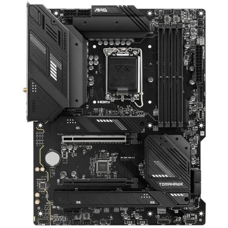 MSI MAG B760 TOMAHAWK WIFI Gaming Desktop Motherboard - Intel B760 Chipset - Socket LGA-1700 - ATX B760TAMAWIFI