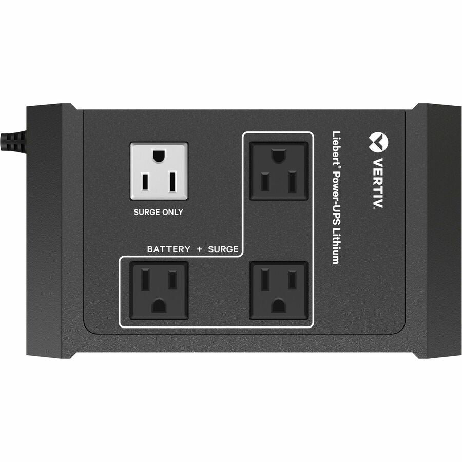 Vertiv Liebert Power-UPS Lithium 400VA/240W 120V Standby Lithium-Ion UPS PUL-400LVT