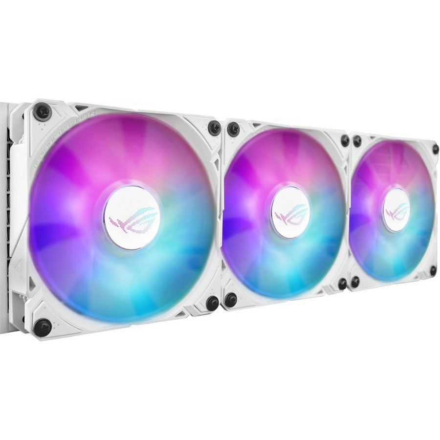 Asus ROG Ryuo III 240 ARGB Cooling Fan/Radiator/Water Block/Pump - 3 Pack ROGRYUOIII360ARGBWHT