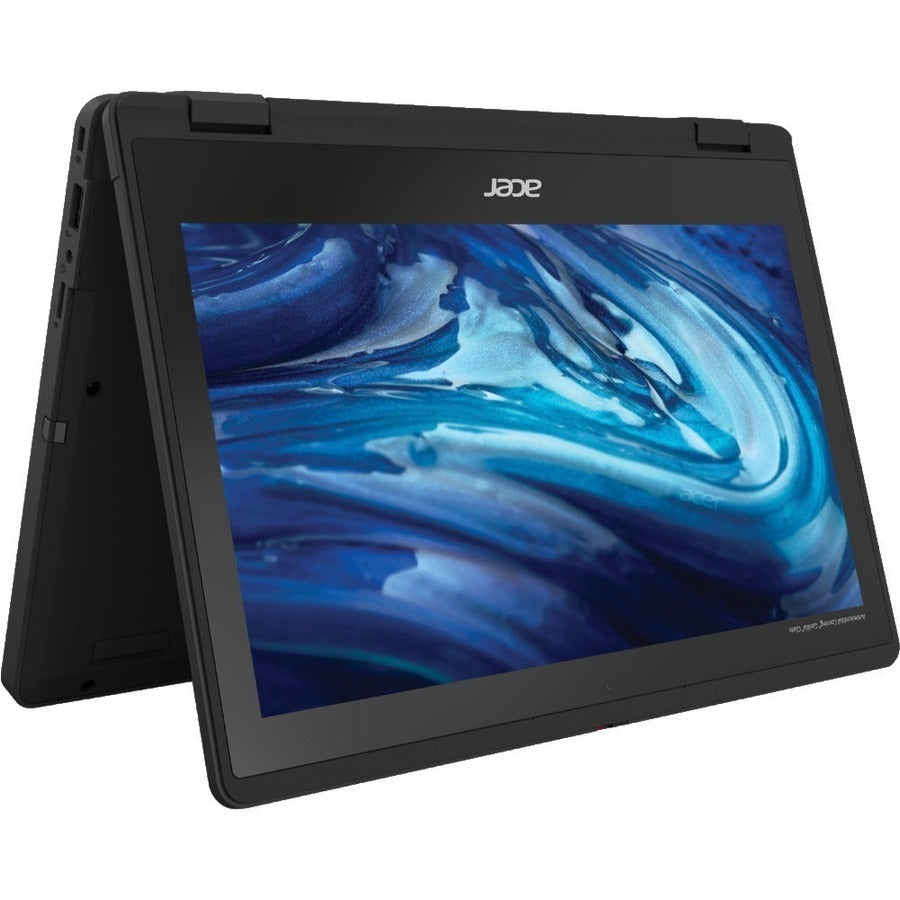 Acer TravelMate B3 Spin 11 B311R-33 TMB311R-33-P1GS 11.6" Touchscreen Convertible 2 in 1 Notebook - WXGA - Intel N200 - 8 GB - 128 GB SSD - English Keyboard - Black NX.VZ0AA.005