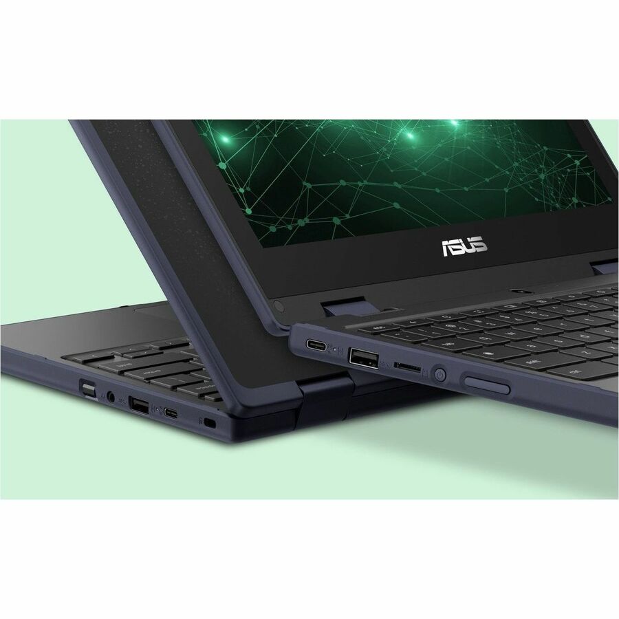 Asus Chromebook Flip CR11 CR1102FGA-YZ84T 11.6" Touchscreen Rugged Convertible 2 in 1 Chromebook - HD - Intel N-Series N100 - 8 GB - 64 GB Flash Memory - Mineral Gray CR1102FGA-YZ84T