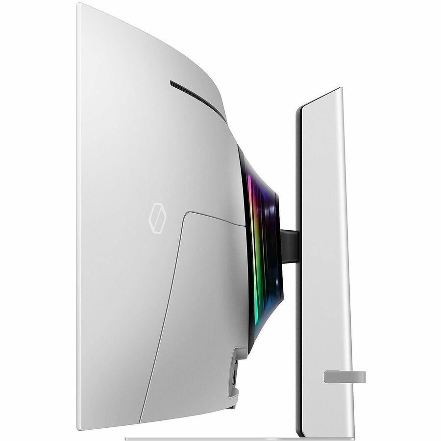 Samsung Odyssey G9 S49CG934SN 49" Class Dual Quad HD (DQHD) Curved Screen Gaming OLED Monitor - 32:9 - Silver S49CG934SN