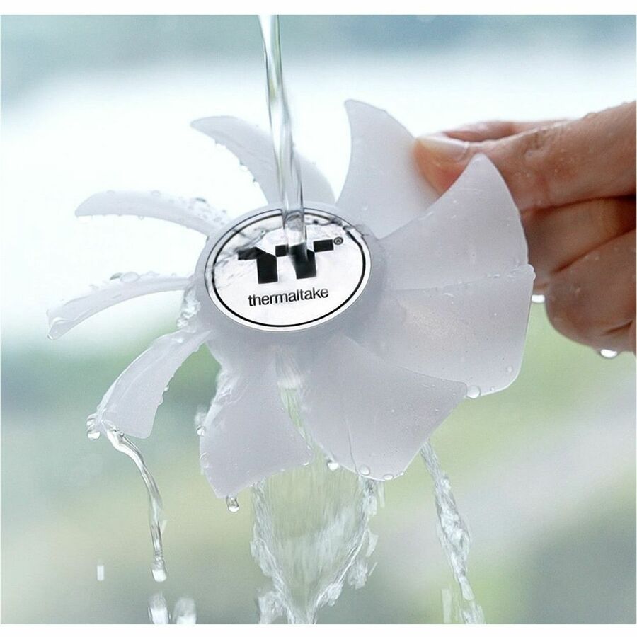 Thermaltake SWAFAN EX14 ARGB Sync PC Cooling Fan White TT Premium Edition (3-Fan Pack) - 3 Pack CL-F170-PL14SW-A