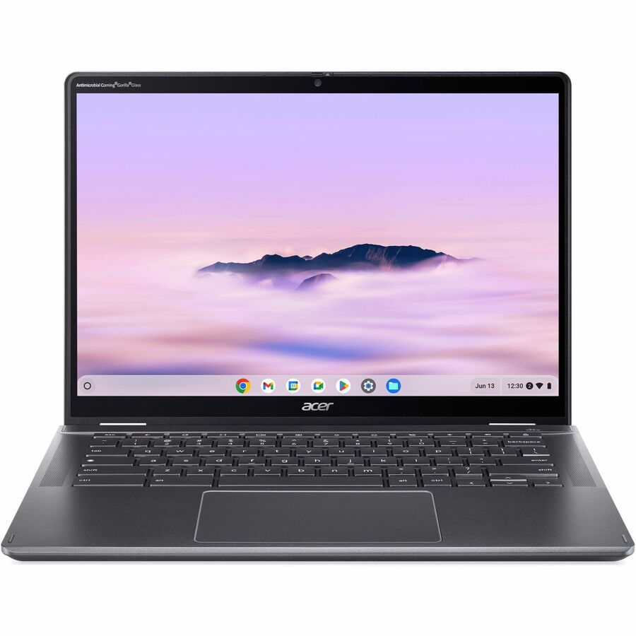 Acer Chromebook Plus Spin 514 CPE594-1N CPE594-1N-38A1 14" Touchscreen Convertible 2 in 1 Chromebook - WUXGA - Intel Core 3 100U - 16 GB - 256 GB SSD - English (US) Keyboard - Iron NX.KWFAA.003